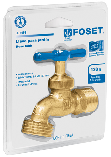 49084 LLJ 130C TRUPER Foset Llave Para Manguera Cromada 130 Gr