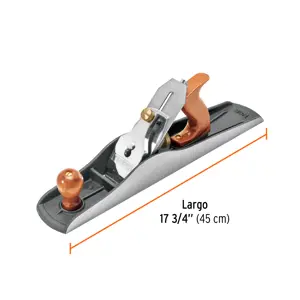 Cepillo para carpintero #6 base lisa, Truper