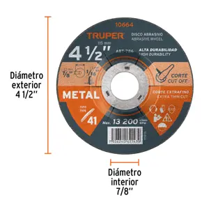 Disco de 4-1/2