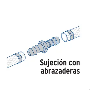 Cople inserción de latón 3/4