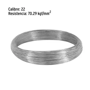 Kilo de alambre galvanizado, calibre 22, Fiero