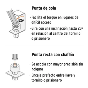 Truper Juego 25 llaves allen largas mixtas punta bola,organizador