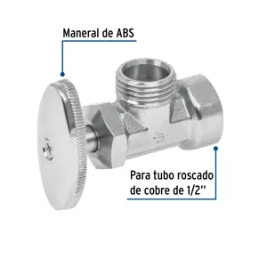 Llave angular de 1/2