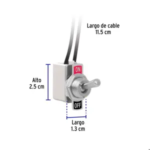 Interruptor de palanca con cable, Volteck