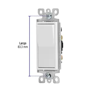 Interruptor de tres vías, línea Classic, Volteck