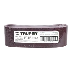 Truper 1 banda de lija 3 x 21