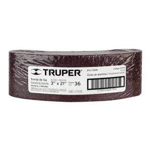 Truper 1 banda de lija 3 x 21