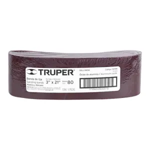 Truper 1 banda de lija 3 x 21