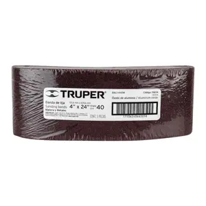 Truper 1 banda de lija 4 x 24