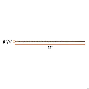 Broca para concreto de 1/4 x 12