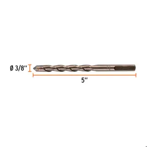 Broca para concreto de 3/8 x 5