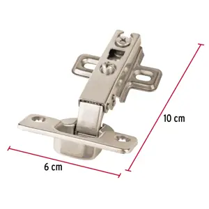 Hermex Bolsa c/2 bisagras bidimensionales de 110°cobertura completa