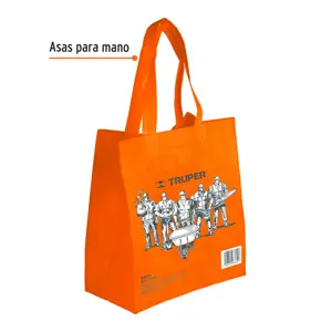 Bolsa ecológica naranja de 30 x 34 cm, Truper