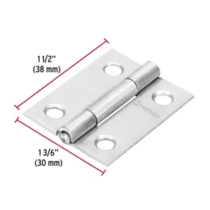 Bisagra rectangular 1-1/2