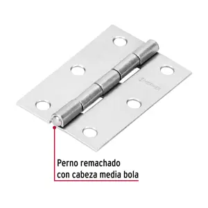 Bisagra rectangular 2-1/2