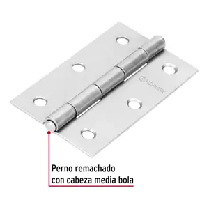 Bisagra rectangular 3-1/2