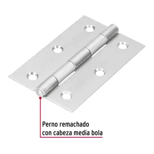 Bisagra rectangular 3-1/2