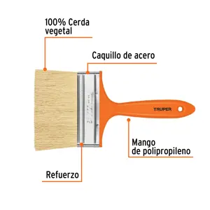 Truper Brocha para encalar e impermeabilizar de 5