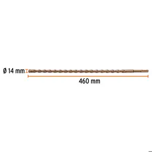 Broca SDS Plus 14 x 460 mm, Truper