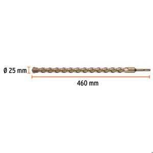 Broca SDS Plus 25 x 460 mm, Truper