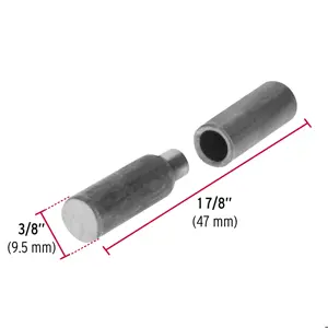 Bisagra tubular soldable de 3/8