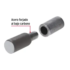 Bisagra tubular soldable de 5/8