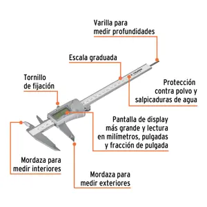 Calibrador vernier digital 6