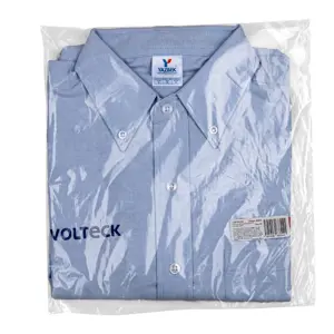 Camisa manga corta para hombre, azul, M, Truper