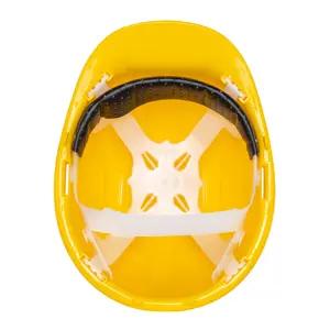 Casco de seguridad, ajuste de intervalos, amarillo, Pretul