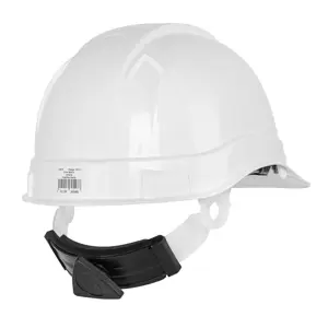 Casco de seguridad, ajuste de matraca, blanco, Truper