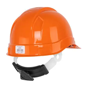 Casco de seguridad, ajuste de matraca, naranja, Truper