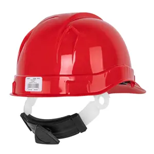 Casco de seguridad, ajuste de matraca, rojo, Truper