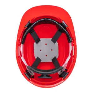 Casco de seguridad, ajuste de matraca, rojo, Truper