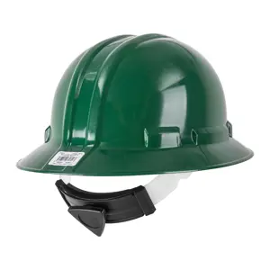 Casco de seguridad ala ancha, verde, Truper