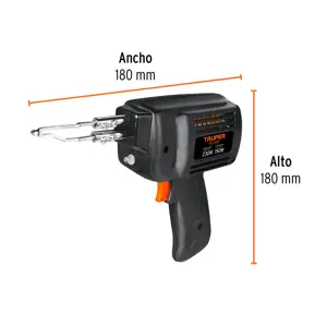 Cautín 230 W tipo pistola con 2 temperaturas, Truper