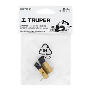 Bolsa con 2 carbones de repuesto para CEPEL-3-1/4N, Truper