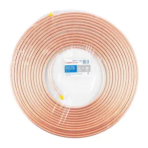 Rollo de 15m de tubo flexible de cobre 3/8