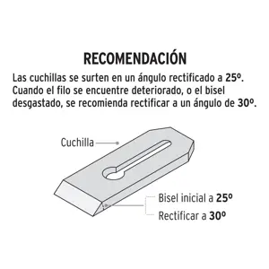 Truper Cuchilla y contra para cepillo de carpintero # 4 y # 5