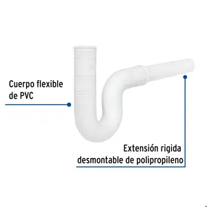 Foset Céspol flexible 1-1/4