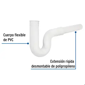 Foset Céspol flexible 1-1/2