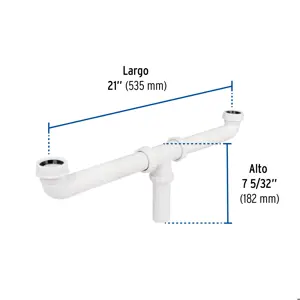 Foset Céspol doble 1-1/2