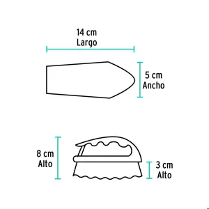 Cepillo tipo plancha de plástico, Klintek