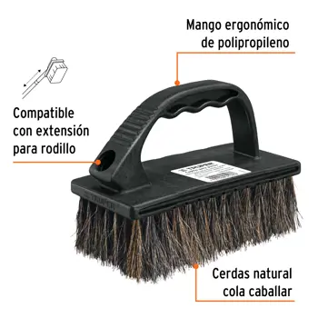 Cepillo para pintor, superficies semirrugosas, TRUPER