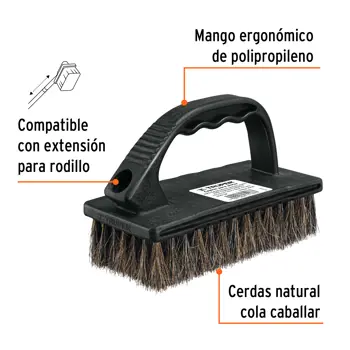 Cepillo para pintor, superficies extrarrugosas, TRUPER