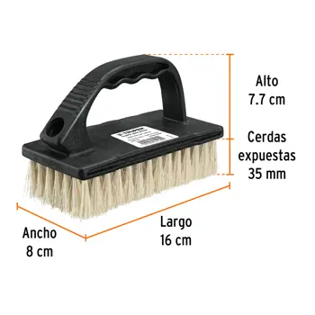 Truper Cepillo para pintor, para limpieza con cerdas de ixtle