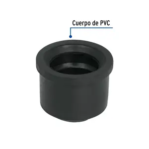 Chupón de PVC, 1-1/2