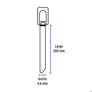 Volteck Bolsa con 10 cinchos de 20 cm de acero inoxidable, 99 lb