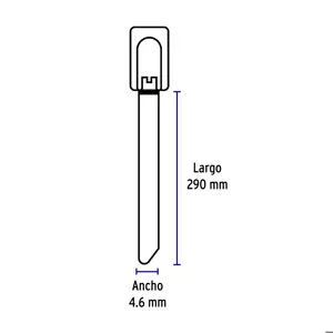 Volteck Bolsa con 10 cinchos de 29 cm de acero inoxidable, 99 lb