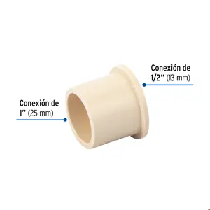 Reducción bushing de CPVC, 1