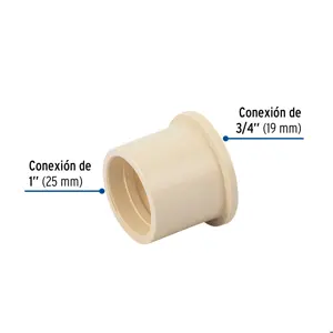 Reducción bushing de CPVC, 1